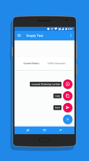 Empty Text! - Send Blank mess - Image screenshot of android app