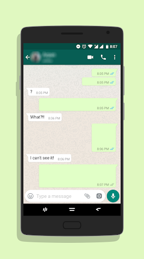 Empty Text!  - Send Blank mess - عکس برنامه موبایلی اندروید
