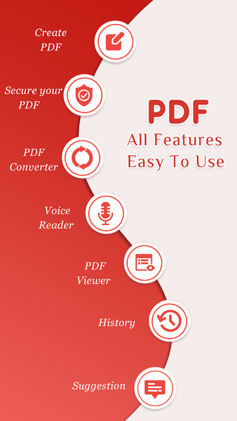 PDF - Creator Converter Reader - عکس برنامه موبایلی اندروید