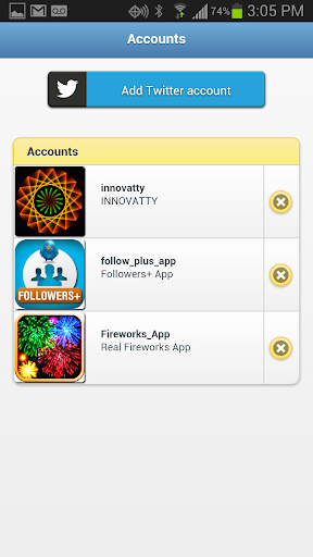 Followers+ for Twitter - Image screenshot of android app