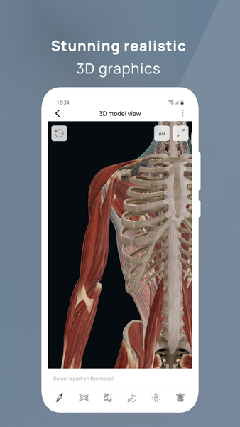 VOKA Anatomy Pro - Image screenshot of android app