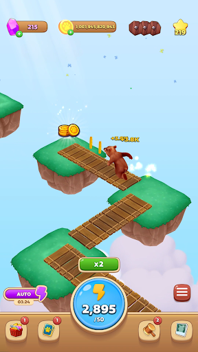 Animals & Coins Adventure Game - Gameplay image of android game