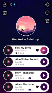 Music Unity-Thefatrat : 5 game Tiles Hop, Hope Ball,Don t Beat