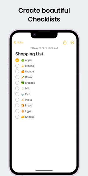 Notes - iOS Notepad, Checklist - عکس برنامه موبایلی اندروید