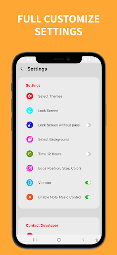 iCenter OS 17: Lock Screen - Image screenshot of android app