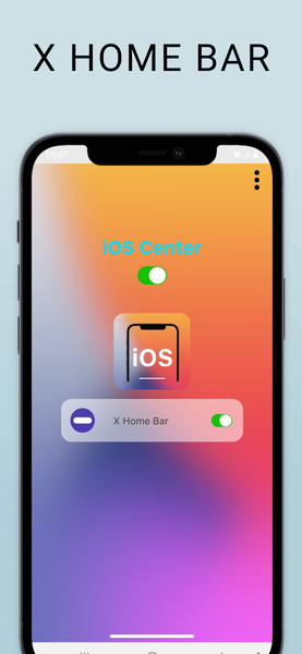 iCenter iOS 17: X-HOME BAR - Image screenshot of android app
