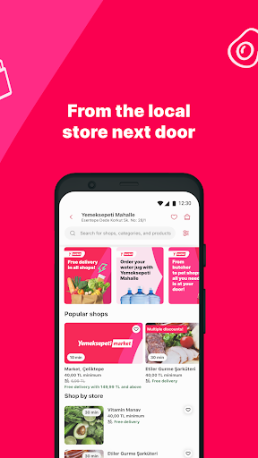 Yemeksepeti - Food & Grocery - عکس برنامه موبایلی اندروید