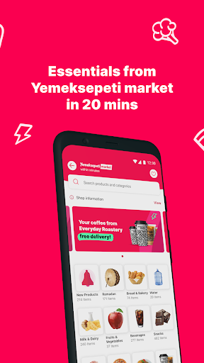 Yemeksepeti - Food & Grocery - عکس برنامه موبایلی اندروید