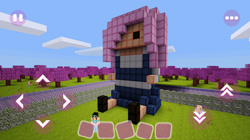 GirlsCraft 2k17 Creative - Gameplay image of android game