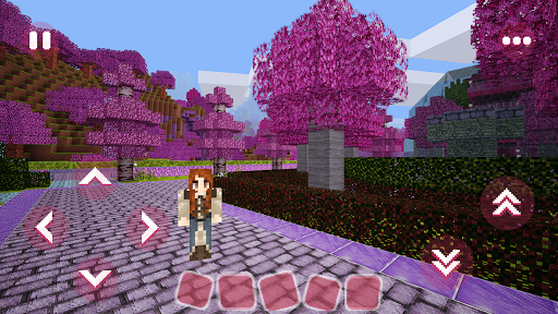 Girls Blocks: Exploration Saga - Gameplay image of android game