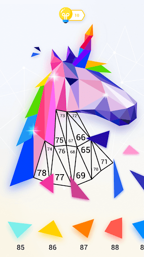 inPoly: Poly Art Puzzle - Gameplay image of android game