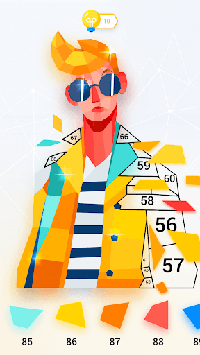 inPoly: Poly Art Puzzle - Gameplay image of android game