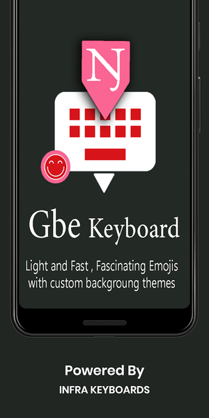 Gbe English Keyboard by Infra - عکس برنامه موبایلی اندروید