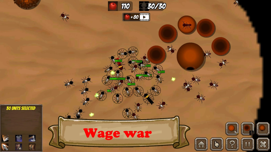 Ants The Strategy Game (RTS) - Gameplay image of android game