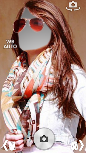 Girls Scarf costume montage photo frames - عکس برنامه موبایلی اندروید
