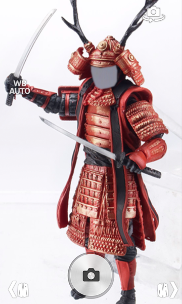 Samurai armor suit fotomontage - Image screenshot of android app