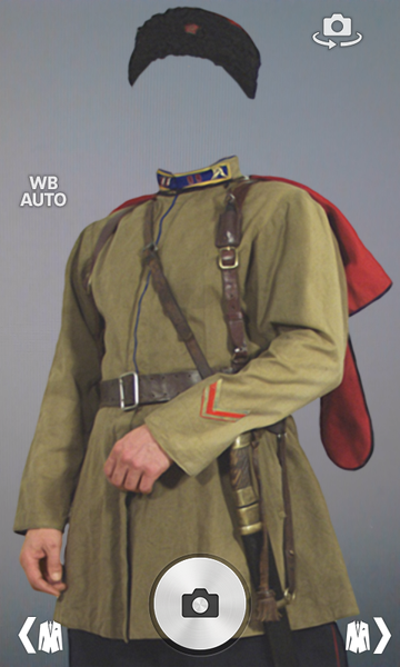 WW 2 soldier suit photomontage - Image screenshot of android app