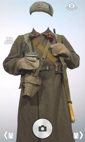 WW 2 soldier suit photomontage - Image screenshot of android app