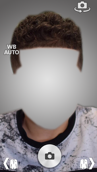 Boy Hairstyle Camera Montage - Image screenshot of android app