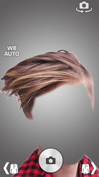 Boy Hairstyle Camera Montage - Image screenshot of android app
