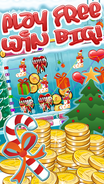 777 Christmas slot machine - Gameplay image of android game