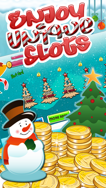 777 Christmas slot machine - Gameplay image of android game