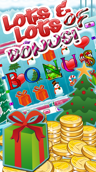 777 Christmas slot machine - Gameplay image of android game