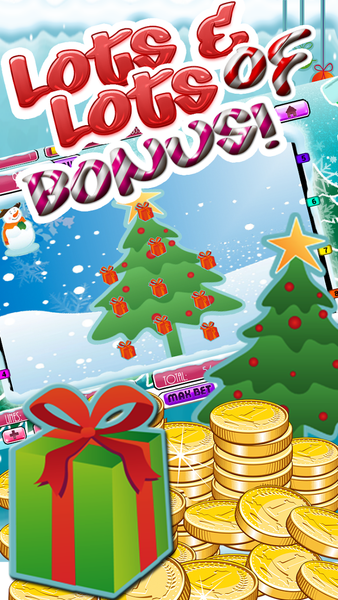 777 Christmas slot machine - Gameplay image of android game