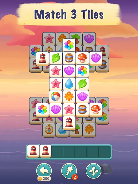 Calm Tiles:Match ۳ - عکس بازی موبایلی اندروید