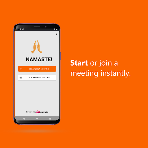 SAY NAMASTE Video Conferencing - Image screenshot of android app
