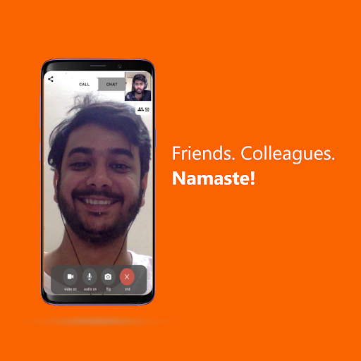 SAY NAMASTE Video Conferencing - Image screenshot of android app