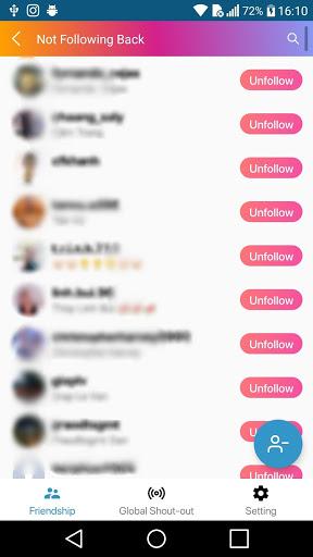 Unfollowers Insight & Followers for Instagram - Image screenshot of android app