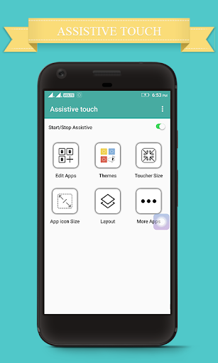 Assistive touch for Phone 8 - OS 11 - عکس برنامه موبایلی اندروید