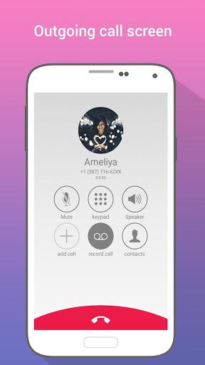 HD Galaxy S8 i Call Screen + - Image screenshot of android app