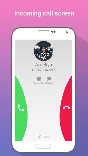 HD Galaxy S8 i Call Screen + - Image screenshot of android app