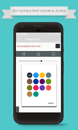 Navigation Bar for Android Assistive Control - Image screenshot of android app