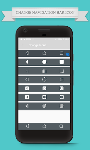 Navigation Bar for Android Assistive Control - Image screenshot of android app