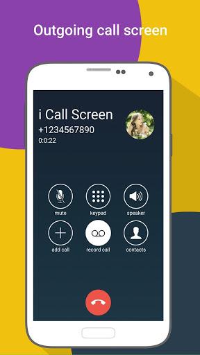 i Call Screen - OS10 Dialer - Image screenshot of android app