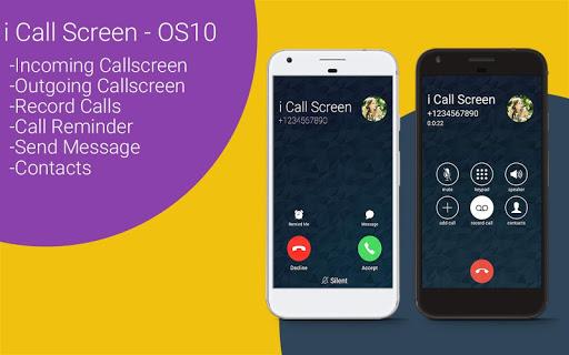 i Call Screen - OS10 Dialer - Image screenshot of android app