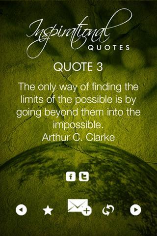 Inspiring Quotes - Image screenshot of android app