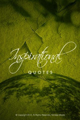 Inspiring Quotes - Image screenshot of android app