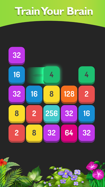 Match the Number - 2048 Game - Gameplay image of android game