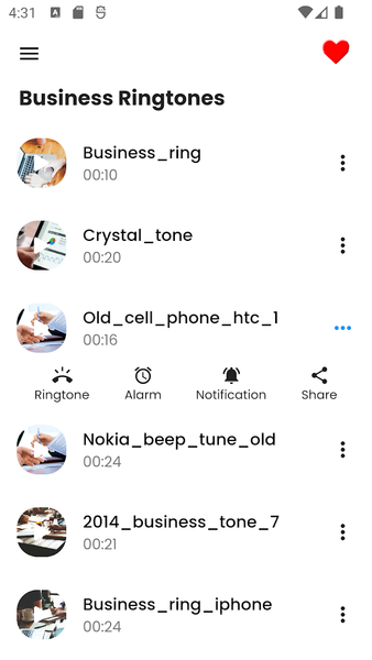 Business Ringtones - Image screenshot of android app