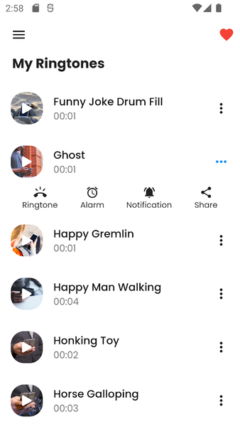 Funny SMS Notification Tones - Image screenshot of android app