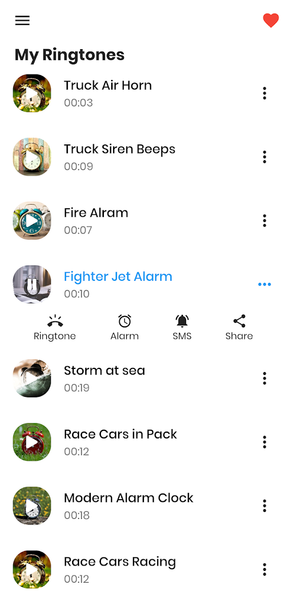 Loud Alarm Sounds & Ringtones - عکس برنامه موبایلی اندروید