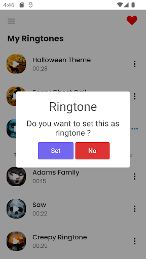 Scary Ringtones and Sounds - عکس برنامه موبایلی اندروید