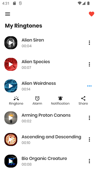 Sci-Fi Ringtones & Alerts - عکس برنامه موبایلی اندروید