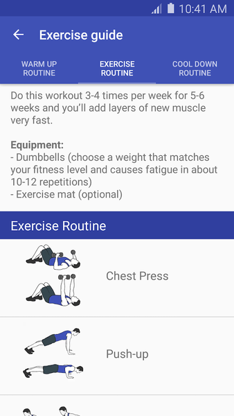 Ultimate Upper Body Workouts - Image screenshot of android app
