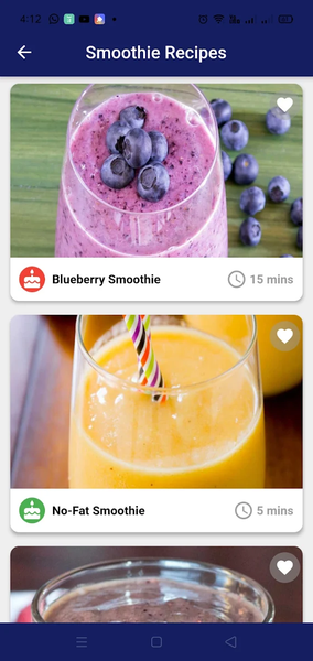 Healthy Weight Loss Recipes - Image screenshot of android app