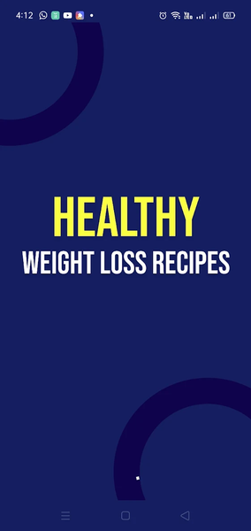 Healthy Weight Loss Recipes - Image screenshot of android app